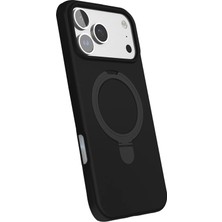 Kazan Hobi Newface Apple iPhone 17 Pro Max Regal Magsafe Standlı Kapak - Siyah