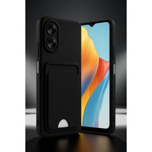 Kazan Hobi Newface Oppo A38 Kılıf Kelvin Kartvizitli Silikon - Bordo