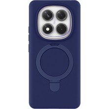 Kazan Hobi Newface Xiaomi Redmi Note 14 Pro 4g Regal Magsafe Standlı Kapak - Lacivert