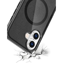 Kazan Hobi Joko Apple iPhone 16 Star Magsafe Kapak - Siyah