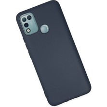 Kazan Hobi Newface Infinix Hot 10 Play Kılıf Nano Içi Kadife Silikon - Lacivert