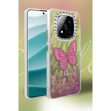 Kazan Hobi Newface Xiaomi Redmi Note 14 Pro 4g Kılıf Blade Aynalı Desenli Kapak - Desen 4