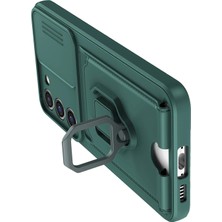 Kazan Hobi Newface Samsung Galaxy S24 Plus Kılıf Zuma Kartvizitli Yüzüklü Silikon - Yeşil