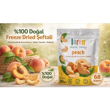 Laren Freeze Dry Peach 20G | %100 Doğal Dondurularak Kurutulmuş Şeftali | Şeker Ilavesiz | Katkısız | Sağlıklı Atıştırmalık | 68 Kcal