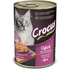 Storozde Crocus Yetişkin Kedi Ciğerli Yaş Mama 400 gr