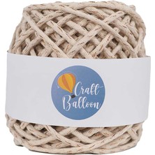 Ritzz Ihraç Fazlası Yumuşak Dokulu Dolgulu Ip 5 mm - Ekru Bakır