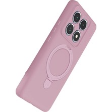 Kazan Hobi Newface Xiaomi Mi 14T Pro Regal Magsafe Standlı Kapak - Açık Pembe