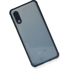 Kazan Hobi Newface Samsung Galaxy A02 Kılıf Miami Şeffaf Silikon - Lacivert