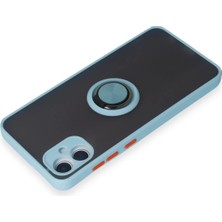 Kazan Hobi Newface Samsung Galaxy A05 Kılıf Montreal Yüzüklü Silikon Kapak - Buz Mavi