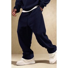 Tarz Cool Gri Oversize Rahat Kesim Baggy Erkek Eşofman Altı