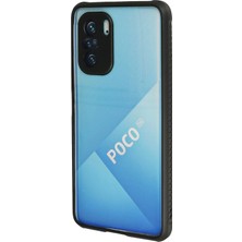 Kazan Hobi Newface Xiaomi Poco F3 Kılıf Miami Şeffaf Silikon - Siyah