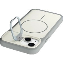 Kazan Hobi Joko Apple iPhone 14 Pale Magsafe Standlı Kapak - Beyaz