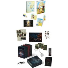 Pukka Yayınları Çizgi Ihlali Kutulu Ciltli ve Kazazede 4lü Set Askeri Künye Kutulu Yan Boyalı Ciltli