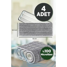 Normadia Yüksek Kaliteli 4'lü Mikrofiber Yedek Bez Seti Için Temizlik ve Bakım