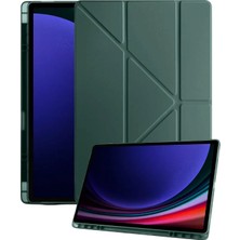 Kazan Hobi Newface Samsung Galaxy Tab A11 Kalemlikli Mars Tablet Kılıfı - Koyu Yeşil