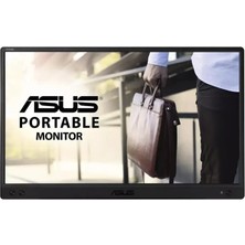 15.6 Asus Zenscreen MB166C IPS 5ms 60MHZ 1xusb-C Fhd 1920X1080 Düşük Mavi Işık Taşınabilir Monitör