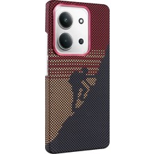 Kazan Hobi Newface Xiaomi Redmi 15C 4g Vega Magsafe Kapak - Kırmızı