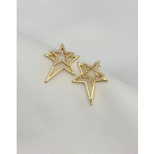 SY Aksesuar Çelik Yıldız Küpe