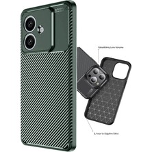 Kazan Hobi Newface Oppo A3 Kılıf Auto Focus Karbon Kapak - Koyu Yeşil