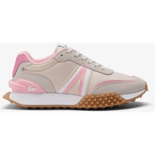 Lacoste L-Spin Deluxe Kadın Bej Sneaker