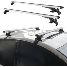 MKG Otomotiv Volkswagen Passat B5 1996-2005 Için Oluksuz Tip Ara Atkı Tavan Barı - Gri