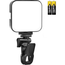 Puluz PU529B Mini Video 64 LED Light Sürekli 6500K Işık Vlog Ürün Youtube Makyaj Vb. Çekimleri