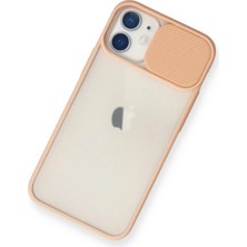 Kazan Hobi Newface iPhone 11 Kılıf Palm Buzlu Kamera Sürgülü Silikon - Pembe