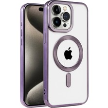 Kazan Hobi Newface iPhone 14 Pro Kılıf Kronos Magsafe Kapak - Derin Mor