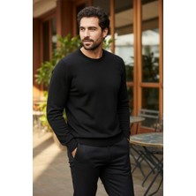 Mandala Tekstil Erkek Basic Sıfır Yaka Triko Kazak