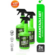 Lekex Green Power Çok Amaçlı Temizleyici ve Yağ Çözücü 750 ml x 3