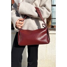 bahwar Zımbalı  Vegan Deri Kadın Omuz Çantası – Günlük Şık El ve Kol Çantası