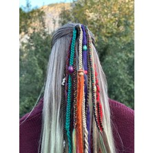 Örük Evi Afrika Örgüsü Uyumlu Rasta Saç Tokası – Festival Stili