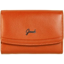 Grande Gerçek Deri Kadın Cüzdanı Hakiki Deri Normal Boy