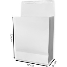 ABB Matbaa 10 Adet Beyaz Hediye Zarfı Bantlı (18X22X8)