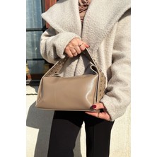 bahwar Zımbalı  Vegan Deri Kadın Omuz Çantası – Günlük Şık El ve Kol Çantası