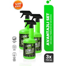 Lekex Green Power Çok Amaçlı Temizleyici ve Yağ Çözücü 750 ml x 3