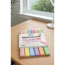 Cengo Highlighter 6'lı Marker Kalem Kare Formunda