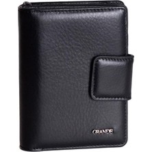 Grande Gerçek Deri Kadın Cüzdanı Hakiki Deri Normal Boy