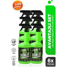 Lekex Green Power Çok Amaçlı Temizleyici ve Yağ Çözücü 750 ml x 6