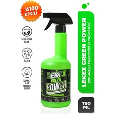 Lekex Green Power Çok Amaçlı Temizleyici ve Yağ Çözücü 750 ml