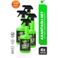 Lekex Green Power Çok Amaçlı Temizleyici ve Yağ Çözücü 750 ml x 4