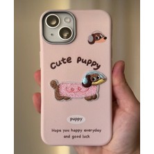 iPHONE 14 Plus Uyumlu Nakışlı Sosis Köpek Kılıf