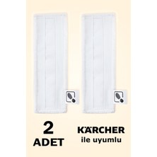 Normadia Karcher Buharlı Temizlik Makinesi Sc Easyfix Serisi Uyumlu Yer Başlığı ve Mop Bezi 2'li Set