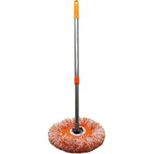 Normadia Çevre Dostu Yuvarlak Ayarlı Dönerli Mop, Temizlikte Pratik ve Kullanışlı