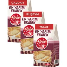 Söke Ev Yapımı Ekmek Çavdar Ruşeymli Yulaflı Un Karışım 3 x 500 G