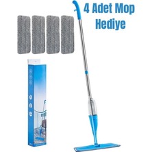 Normadia Pratik ve Hijyenik 4 Bezli Sprey Mop Temizlik Seti, Deterjan Hazneli