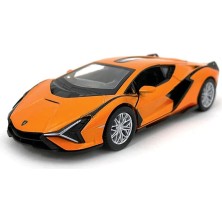 Kinsmart Die Cast Lamborghini Sian Fkp 37(Turuncu) 1/40 Model Araba