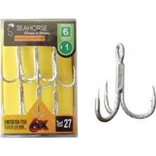 Sea Horse Diamond Scaled Sharp Hook Oty:6 No:1