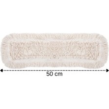 Normadia Nemi Temizleyen 50 cm Yedek Mop Bezi, Pratik ve Dayanıklı, 1 Adet