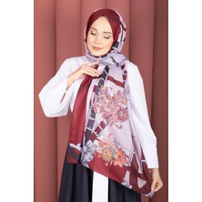 ECN Kemer Desen Premium Şal Serisi Bordo